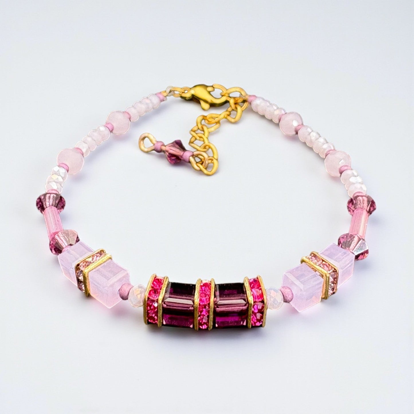 Orchid Whisper Bracelet | Swarovski & Preciosa Crystal Elegance