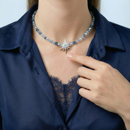 Winter Sky Star Collier